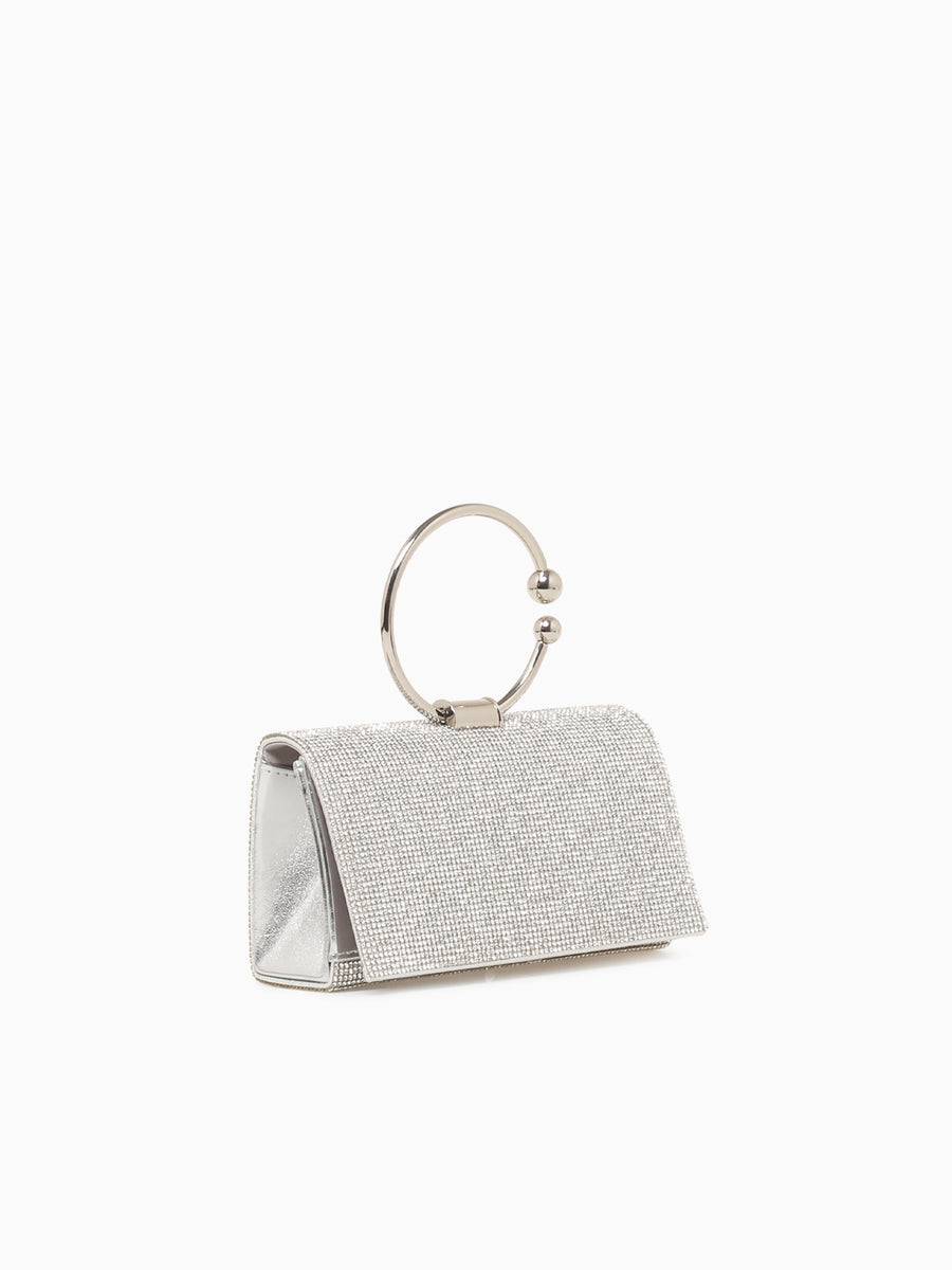 Star Clutch Silver Silver