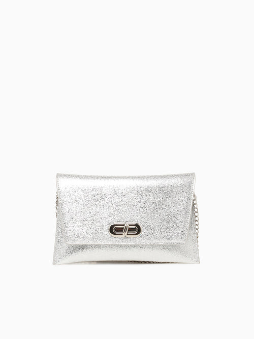 Yesenia Clutch Silver Silver