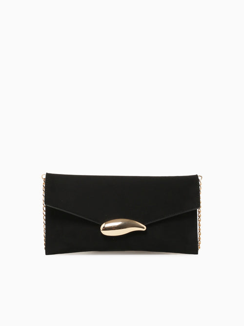 Victoria Clutch Black Micro Black