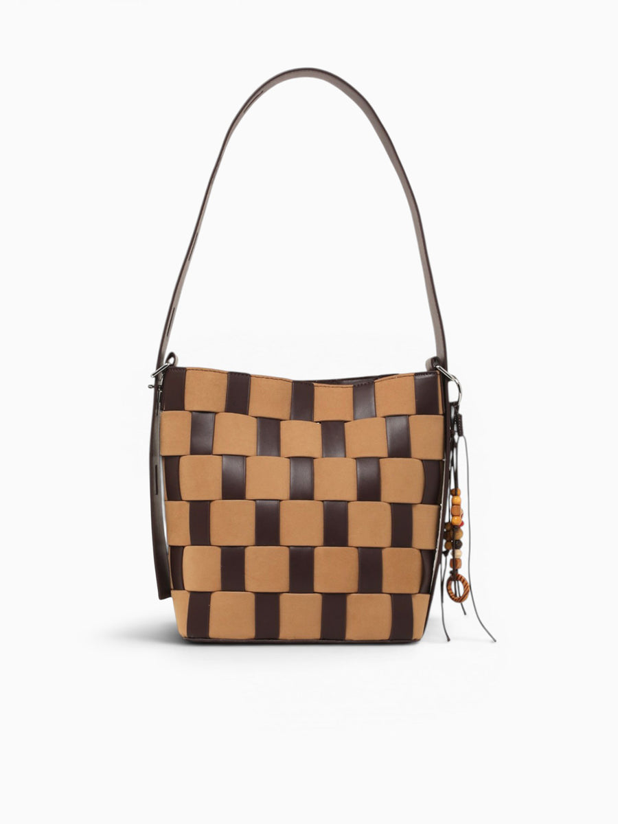 Ginie Shoulder Bag Brown Multi Brown