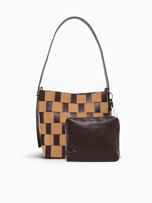 Ginie Shoulder Bag Brown Multi Brown