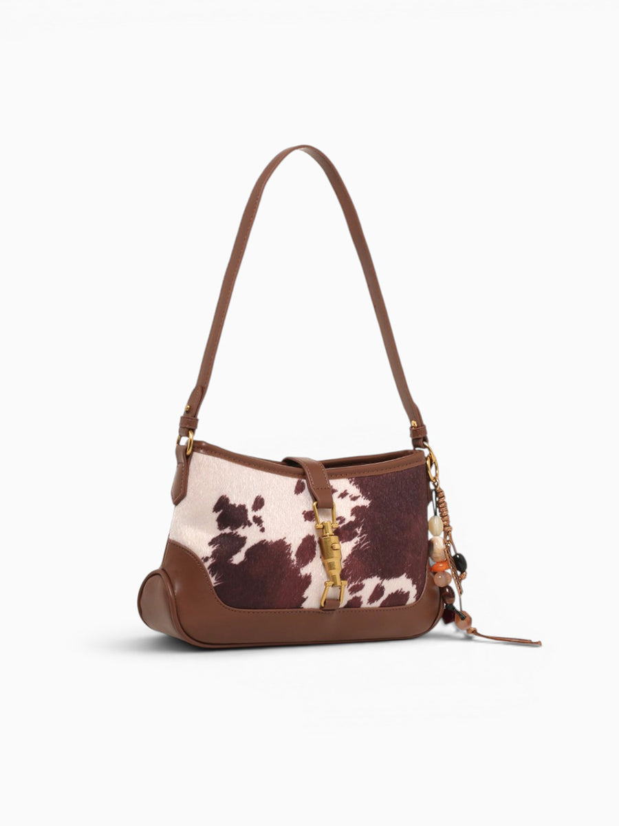 Miriana Shoulder Bag Brown Multi Brown