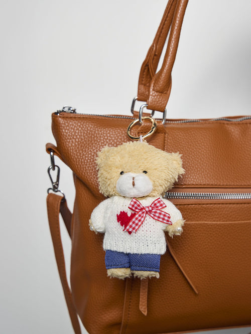 Seraphina Bear Charm Beige