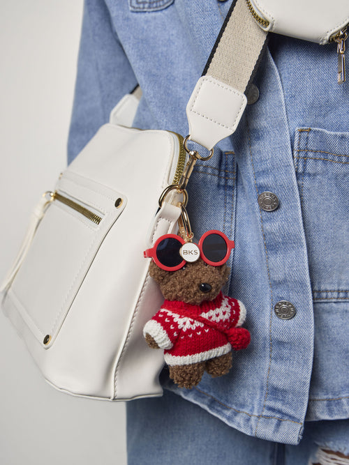 Blair Bear Charm Beige