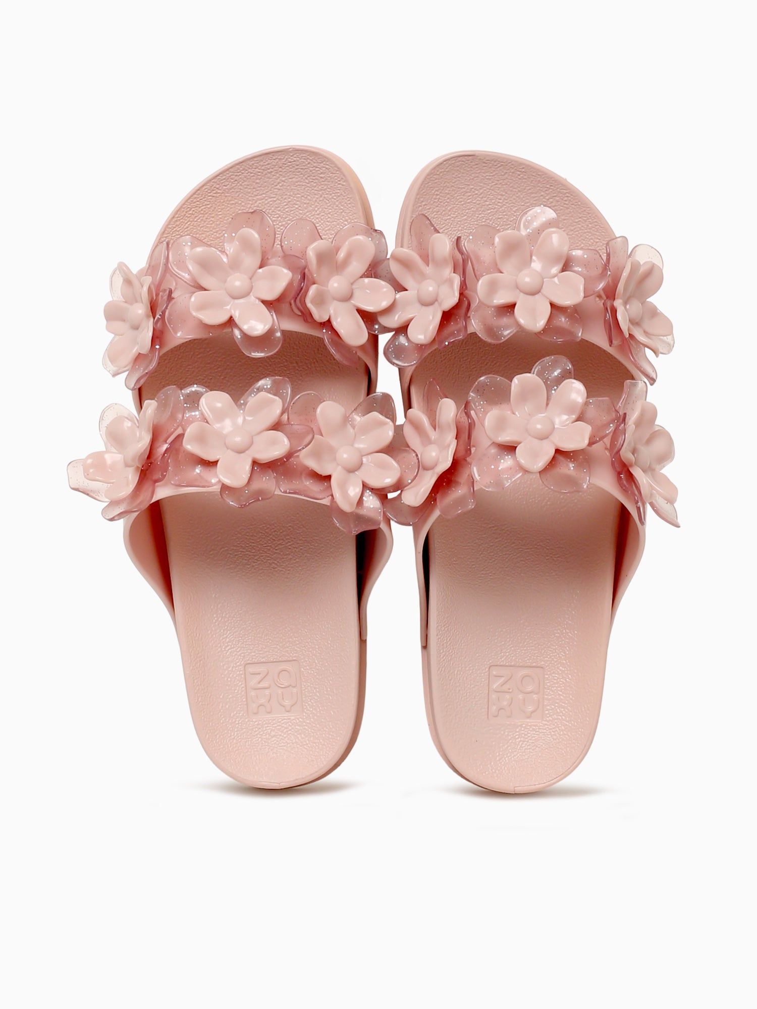 Partner Flower Ad Nude Glitter Jelly Beige / 5 / M