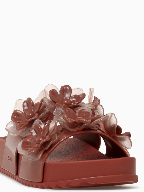 Partner Flower Ad Brown Glitter Jelly Brown / 5 / M