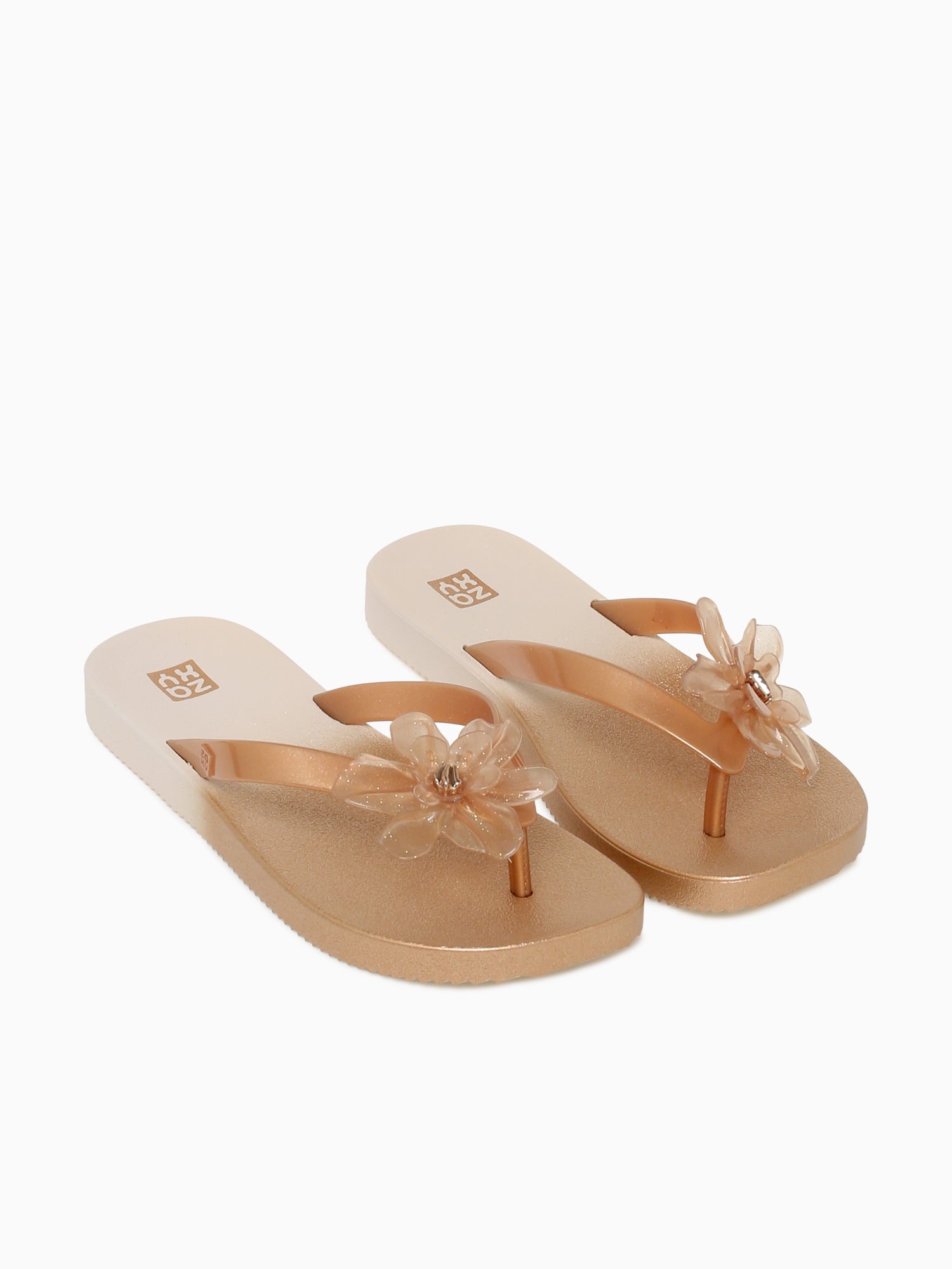 Zaxy Summer Gold Off white jelly Gold / 5 / M