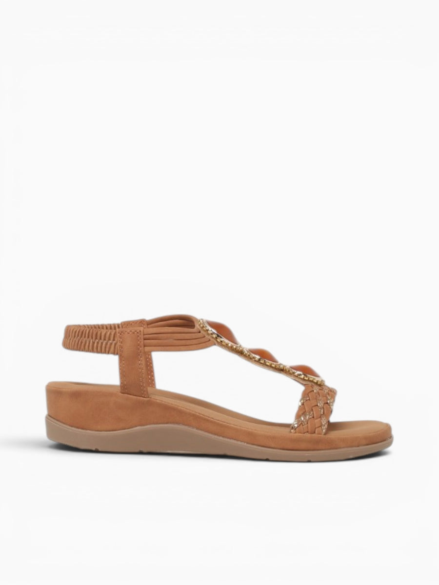 Pilar Camel Smooth Tan / 5 / M
