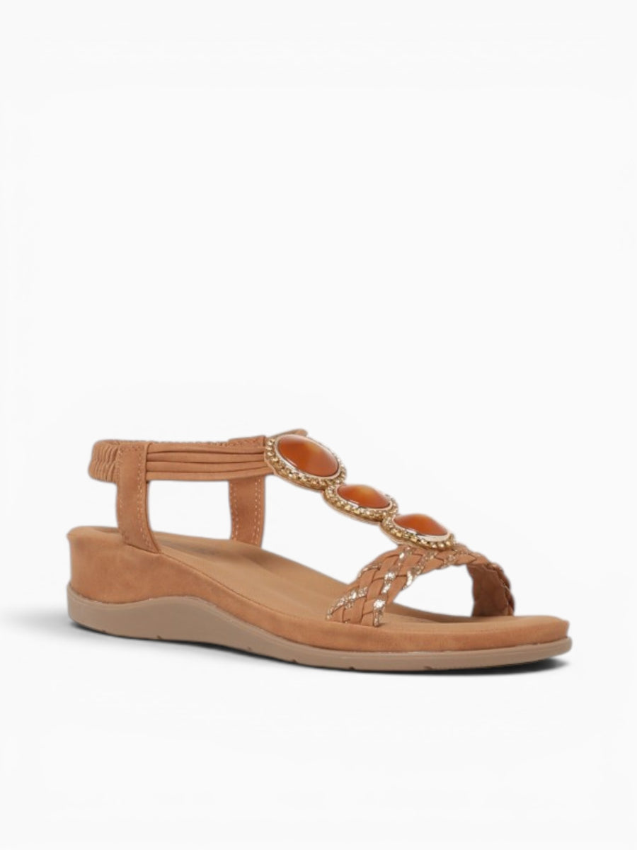 Pilar Camel Smooth Tan / 5 / M