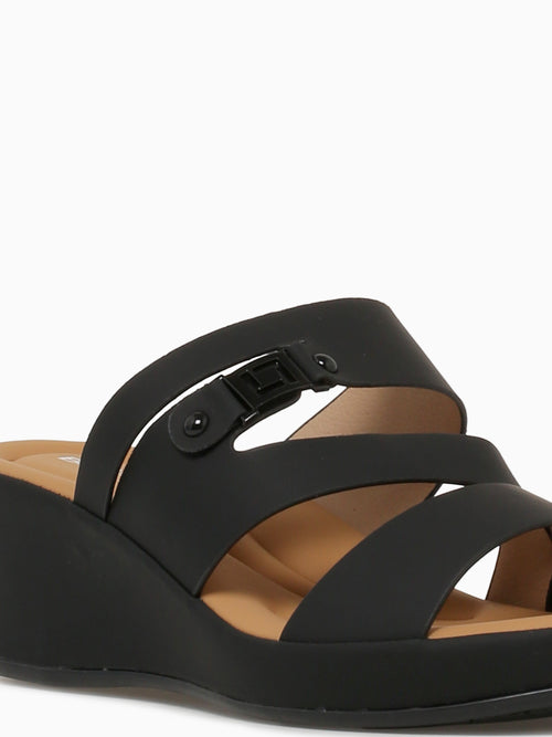 Andrea Black Smooth Black / 5 / M