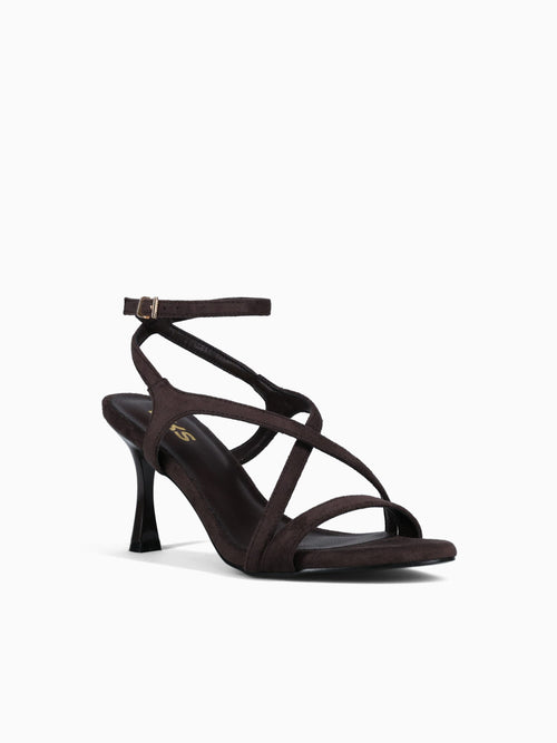 Kylia Dark Brown Suede Dark Brown / 5 / M