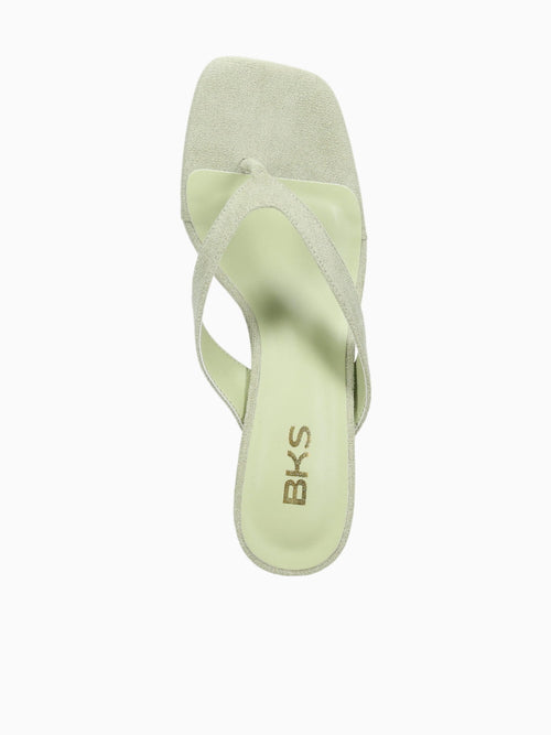 Nyah Sage Green Suede Green / 5 / M
