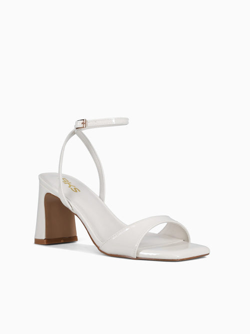 Anya Onyx Patent Off White / 5 / M