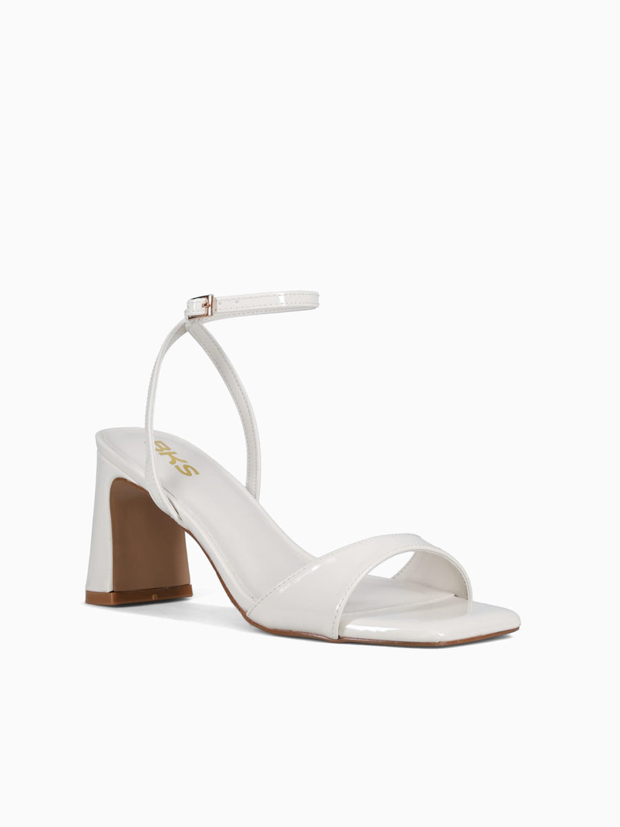 Anya Onyx Patent Off White / 5 / M