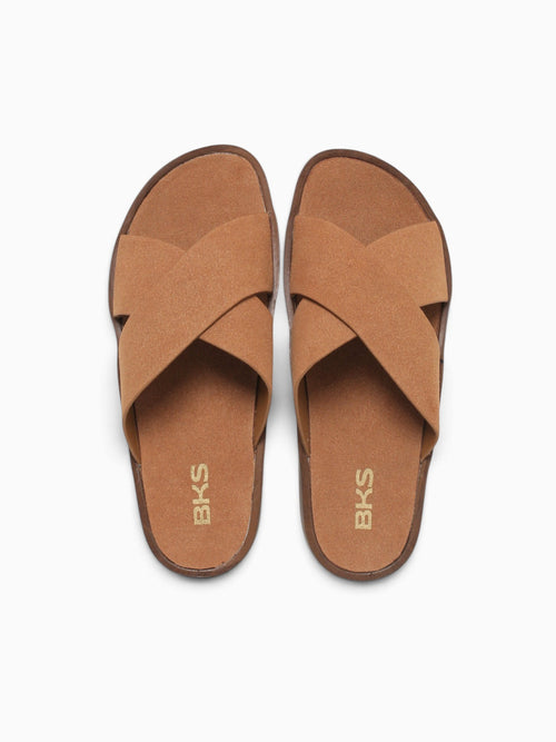 Moma Camel Suede Tan / 5 / M