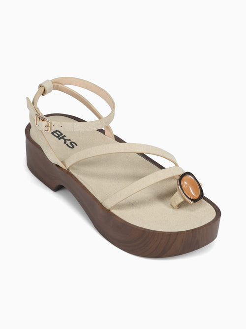 Soriana Beige Suede Beige / 5 / M