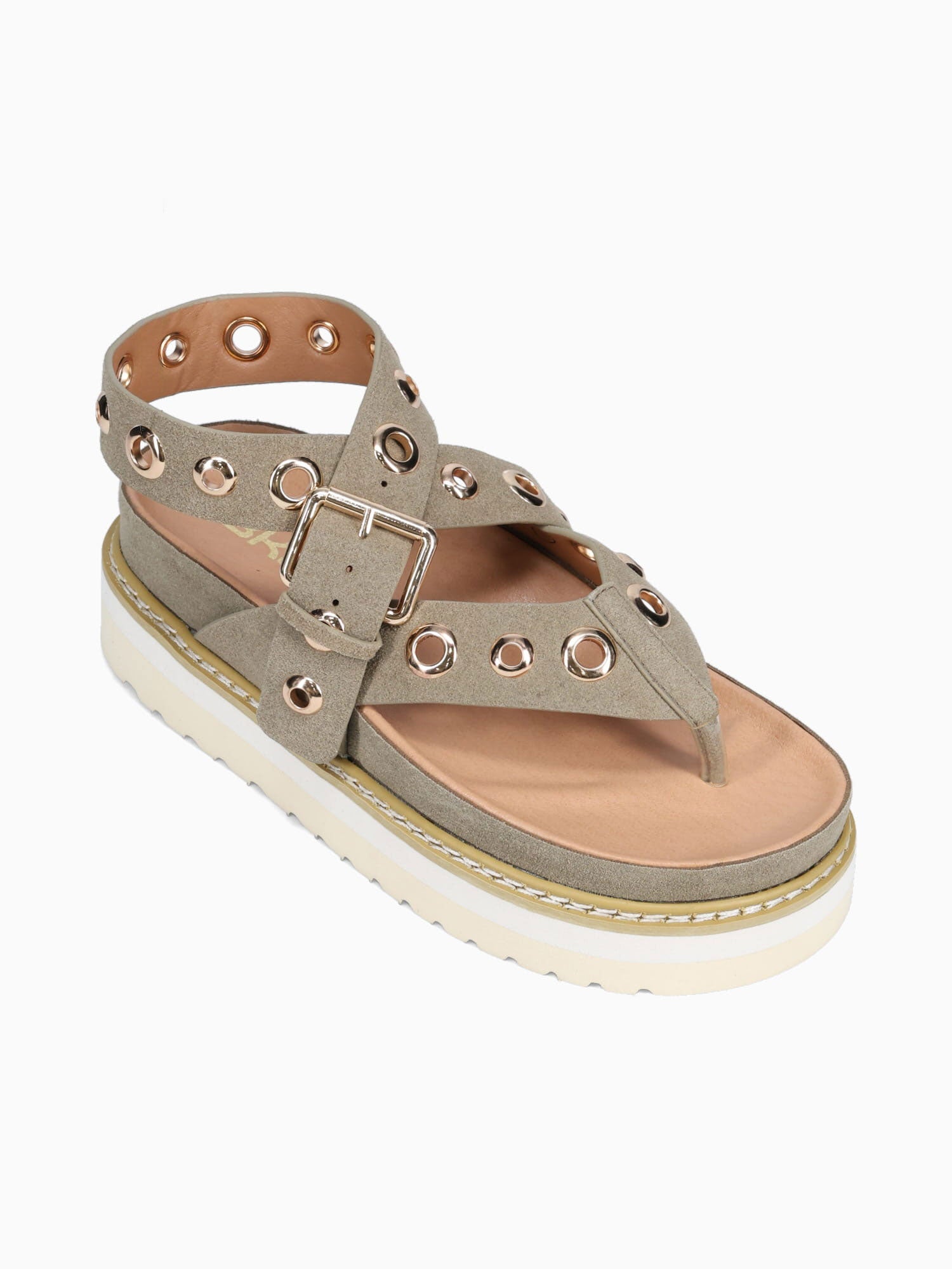 Rocha Dark Green Suede Green / 5 / M