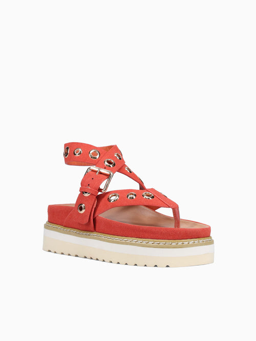 Rocha Rust Suede Dark Orange / 5 / M