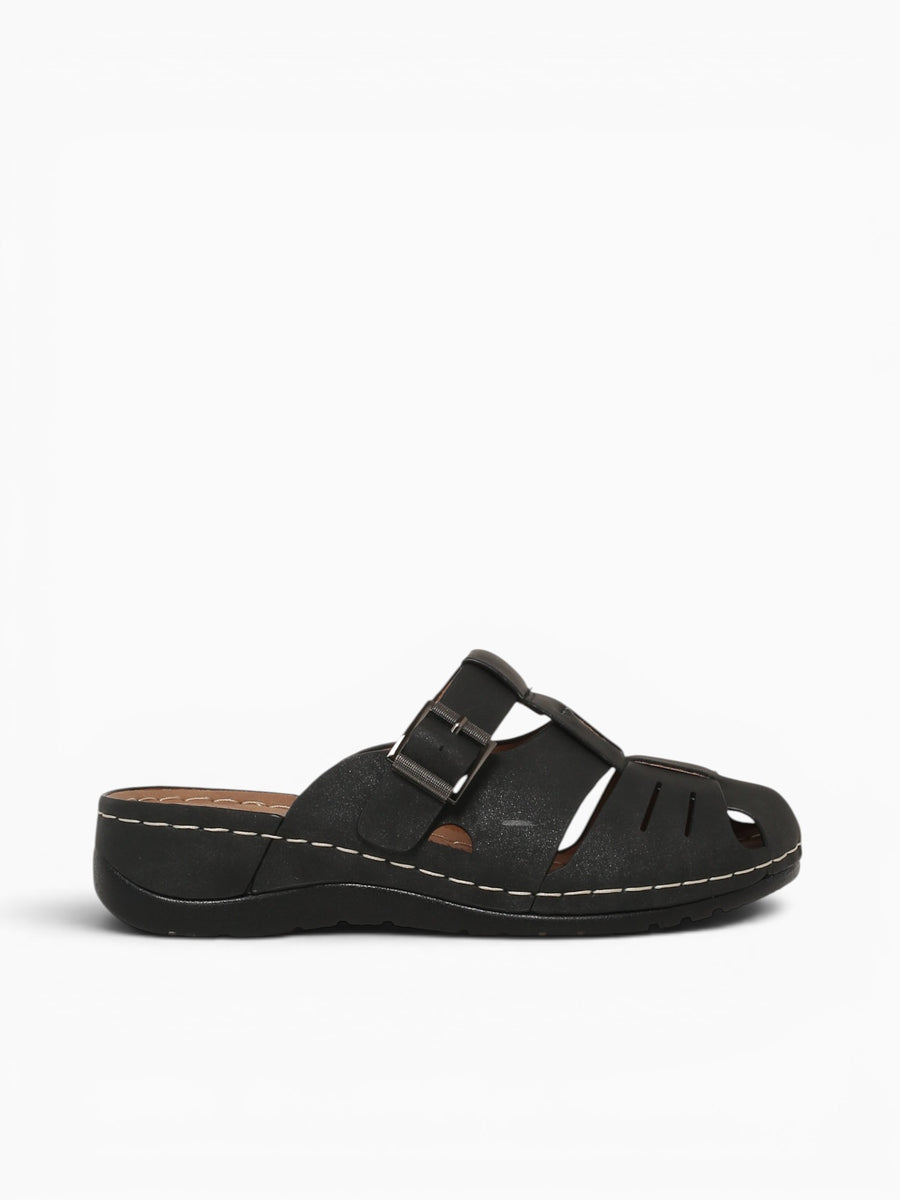 Rose Black Smooth Black / 5 / M