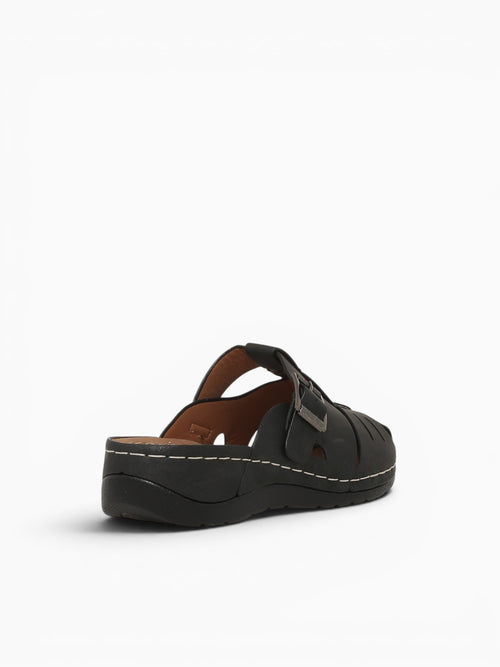 Rose Black Smooth Black / 5 / M