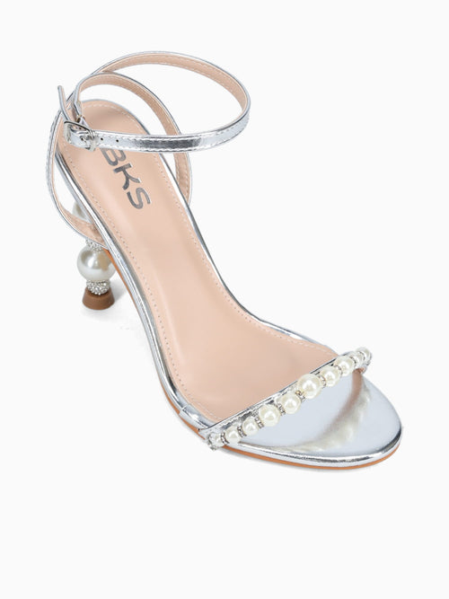 Victoria Silver Metallic Silver / 5 / M