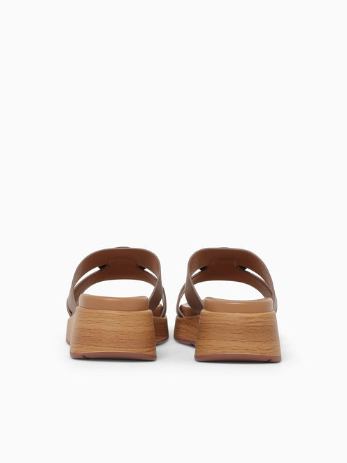 Romy Khaki Smooth Tan / 5 / M