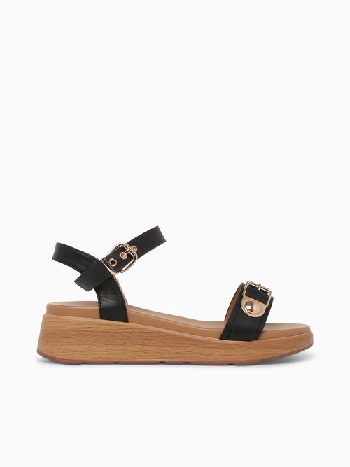 Rosalie Black Smooth Black / 5 / M