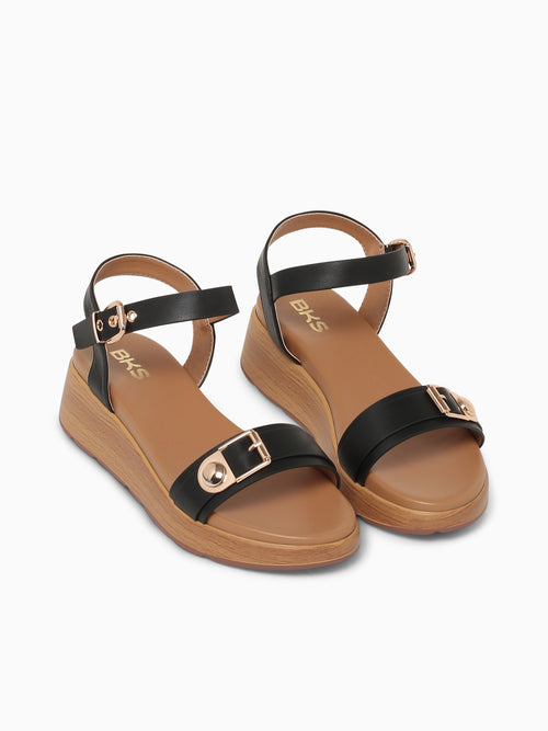 Rosalie Black Smooth Black / 5 / M