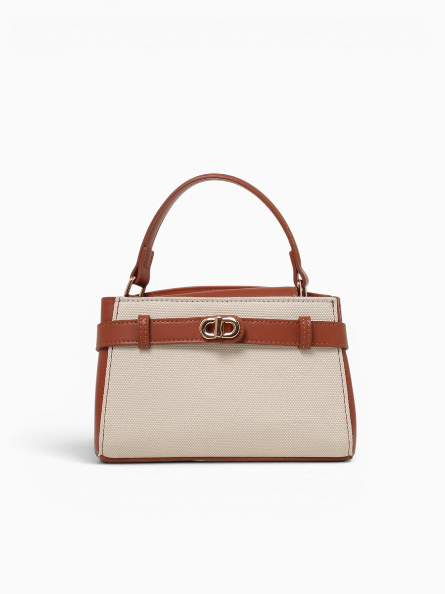 Marisol Top Handle Tan Beige Tan