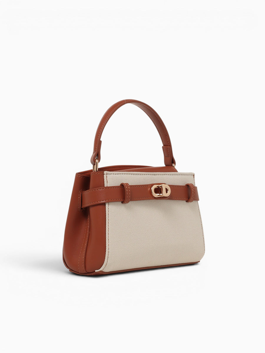 Marisol Top Handle Tan Beige Tan