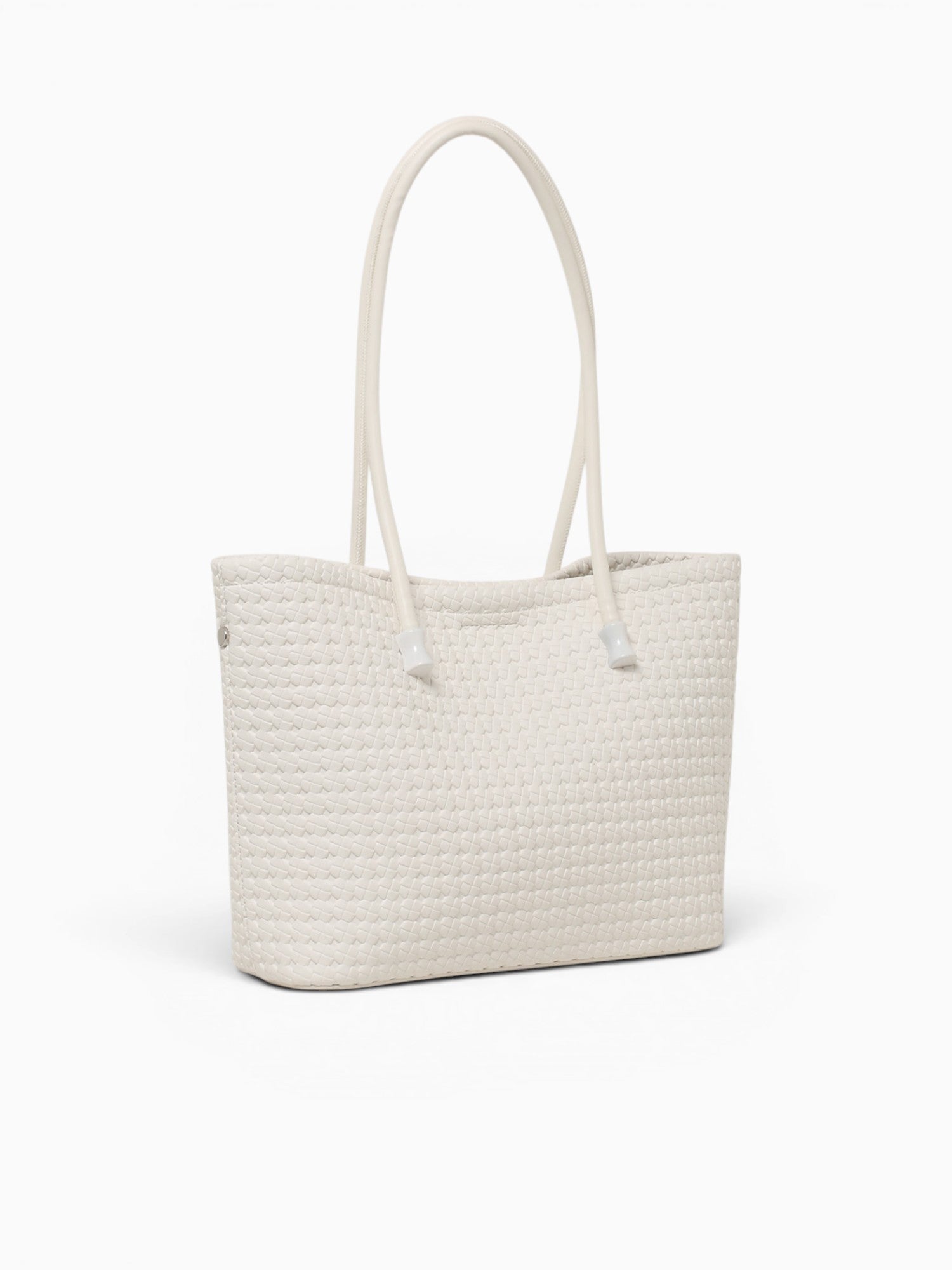 Solana Tote White White
