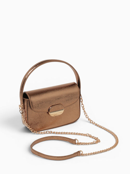 Amy Shoulder Bag Bronze Bronze