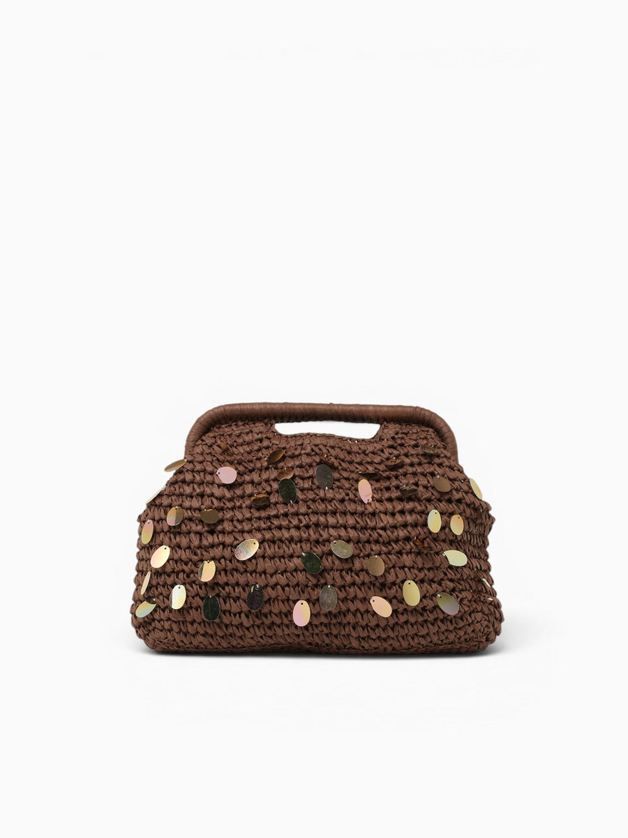 Party Top Handle Brown Brown