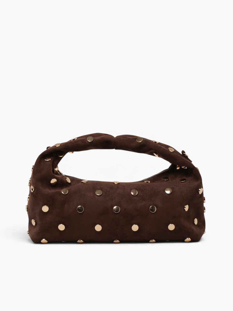 Rocker Shoulder Bag Brown Taupe