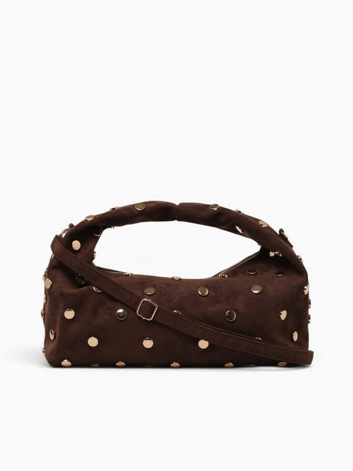 Rocker Shoulder Bag Brown Taupe