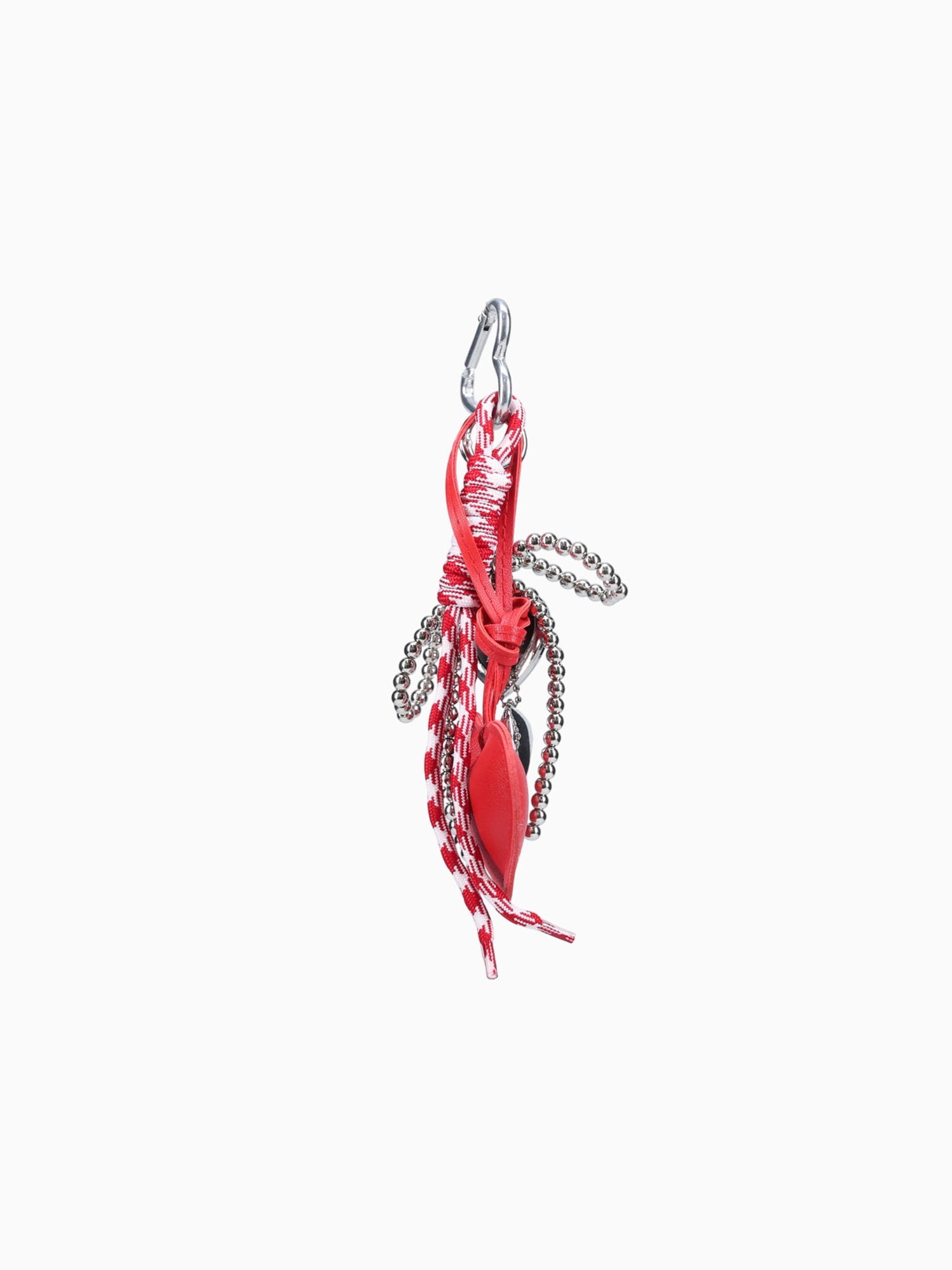Heart Bag Charm Red Red