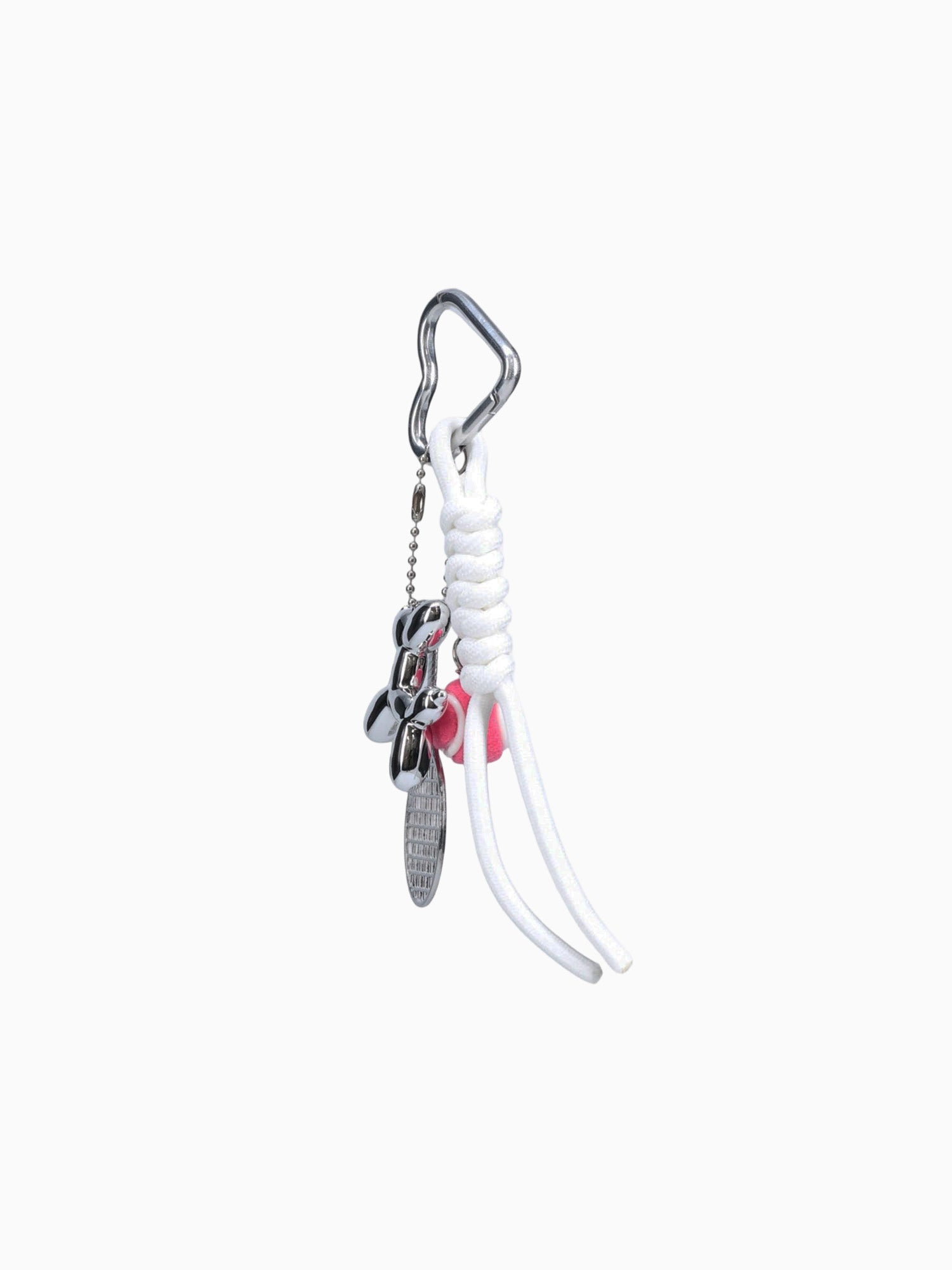 Tennis Bag Charm Silver Silver
