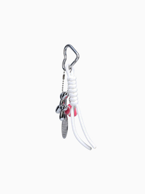 Tennis Bag Charm Silver Silver