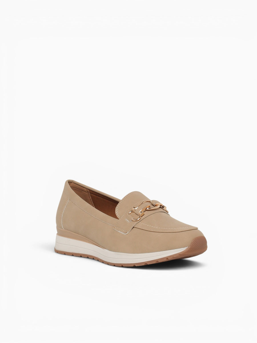 Elena Beige Smooth Beige / 5 / M