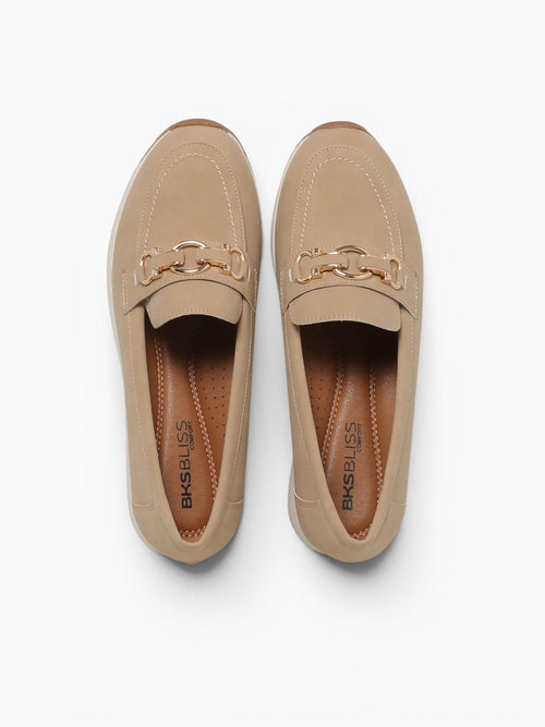 Elena Beige Smooth Beige / 5 / M