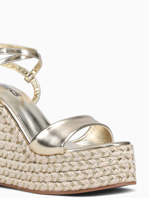 Catie Gold Metallic Gold / 5 / M