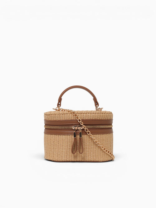 Nelly Top Handle Beige Brown Beige