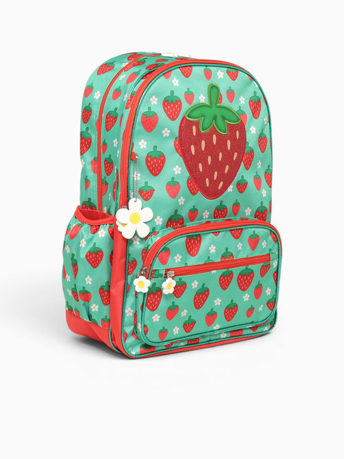 Strawberry Backpack Green Green
