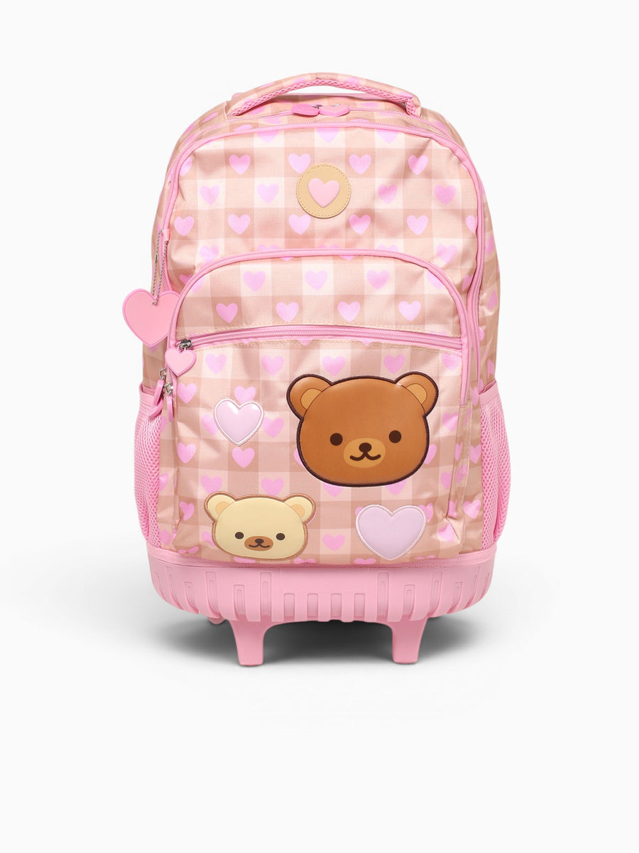Bear Trolly Bag Beige Beige