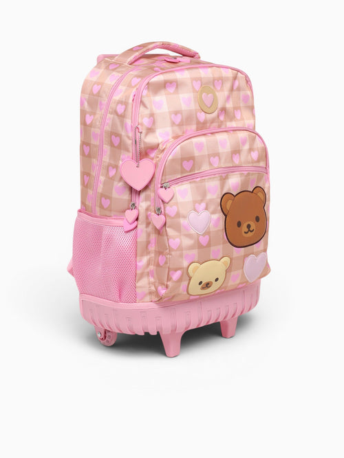 Bear Trolly Bag Beige Beige