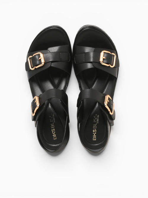 Audrey Black Smooth Black / 5 / M