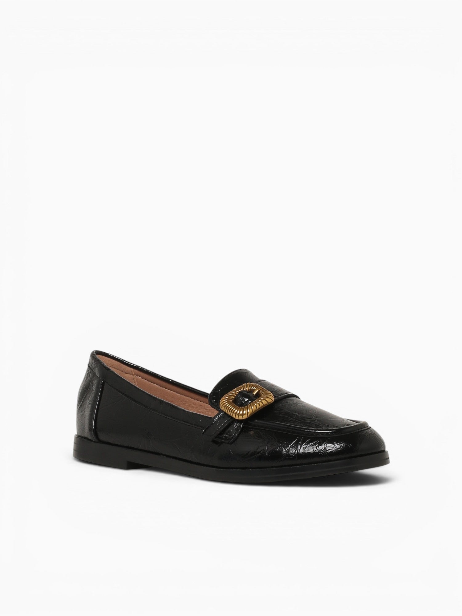 Gracie Black Patent Crinkle Black / 5 / M
