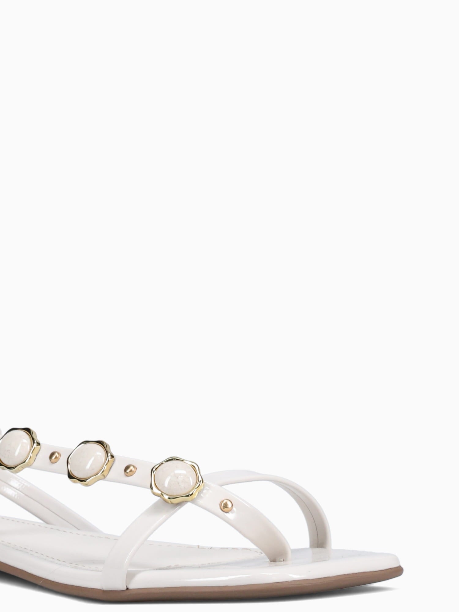 Pomelo Off White Verniz Off White / 5 / M