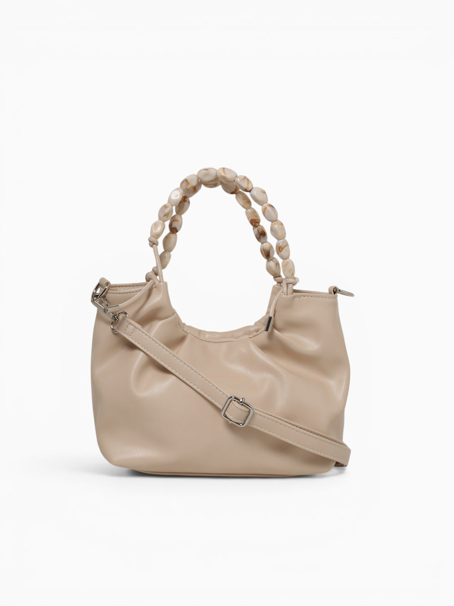 Fawn Top Handle Bag Off White Off White