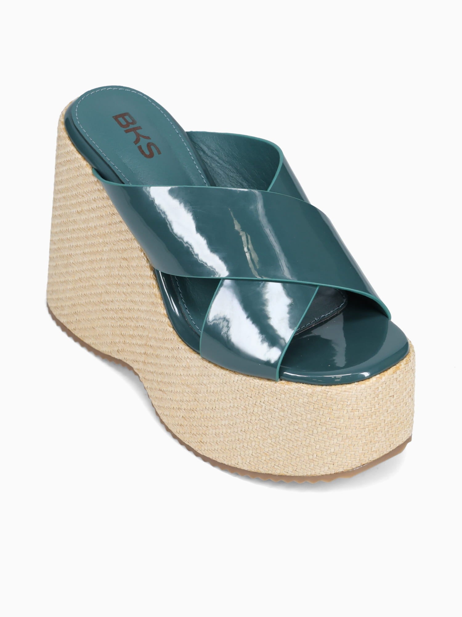 Daphne Teal Patent Blue / 5 / M